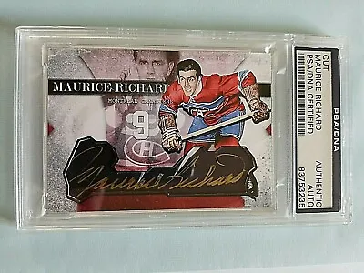 Maurice Richard PSA/DNA Certified Authentic Autograph Auto Signature Only One! • $449.09