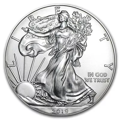 2019 1 Oz American Silver Eagle BU • $47.06