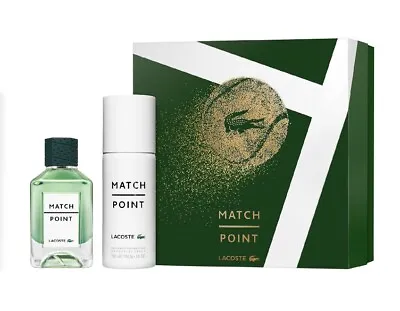 Lacoste Match Point - Gift Set With 100ml EDT Spray And 150ml Deodorant Spray • £64.95