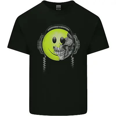 £10.75 • Buy DJ Skull Dance Music DJing Skull Headphones Mens Cotton T-Shirt Tee Top