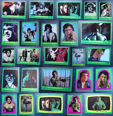 1979 Topps The Incredible Hulk TV Show Card Complete Your Set You U Pick 1-88 • $0.99