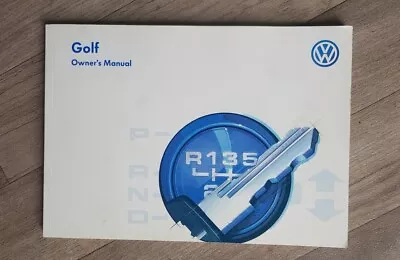 VW Golf MK3 Owners Instruction Manual Drivers Handbook GTI VR6 MkIII 1991-1997 • $8.83