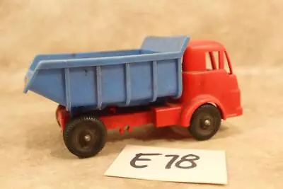 E78 Vintage Processed Plastic Co Red & Blue Soft Plastic Dump Truck • $19.99