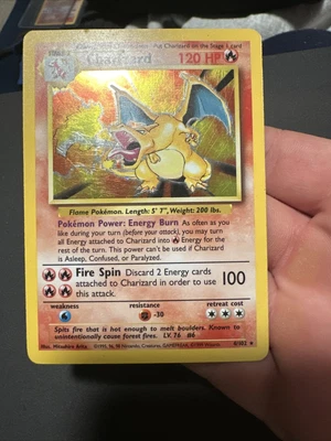$89.99 • Buy Pokémon TCG Charizard Base Set 4/102 Holo Unlimited Holo Rare MP GREAT CARD 🔥🔥