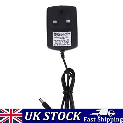 DC15V 1A Adapter AC 100V-240V To DC 15V Converter Power Supply Adapter (UK) • £6.09