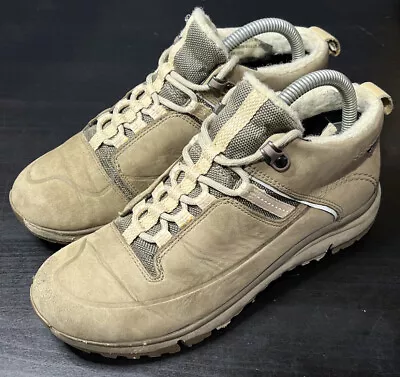 £29.99 • Buy Clarks Gortex  GTX  Trigenic Walking Boots Size 4D Ladies Sage With Fur Trim