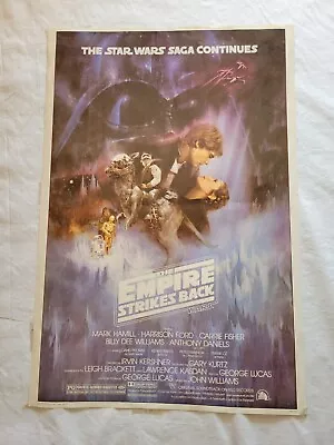   Empire Strikes Back  1980 Star Wars Movie Poster (Studio Style A) One Sheet • $700