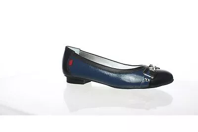 Marc Joseph Womens Park Ave Flat Ice Blue Patent Ballet Flats Size 5.5 (1495476) • $15.12