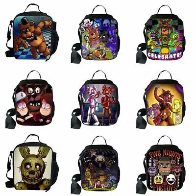 FNAF Five Nights At Freddy's Lunch Box School Lunch Bag Bonnie Bear Bags New  • £8.16