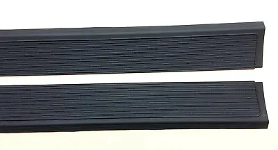 Mercedes-Benz R107 SL-SLC CLASS Pair Rubber Door Sill COVER Protection Black NEW • $66.40