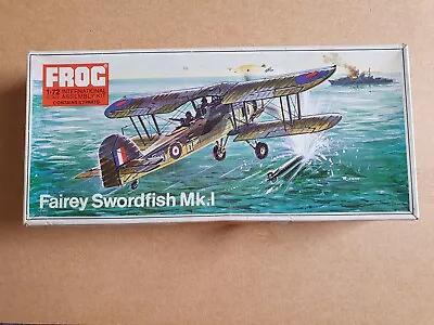 FROG FAIREY SWORDFISH Mk. 1 Model Plastic Kit Boxed Plane 1:72 Scale F258 Unmade • £16.40