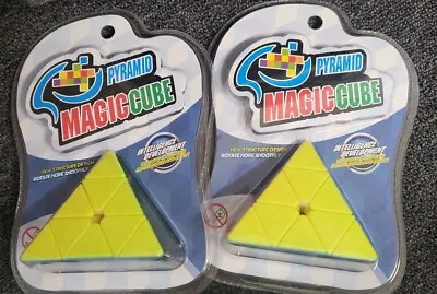 2 Pack - Two Pyramid Magic Cube ( 1 Cube Measure 2.5 X 2) New Sealed • $13.50