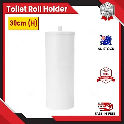 $9.45 • Buy Toilet Paper Roll Holder Tissue Paper Bathroom Stand Dispenser Storage Shelf