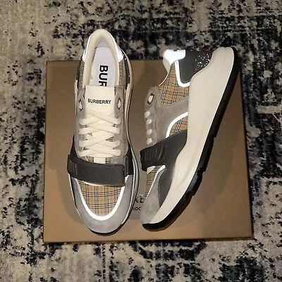 Burberry Ramsey Trainer Sneakers Size EU-46 US Men’s 13 • $499.99