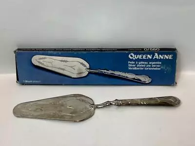 Vintage Mayell Queen Anne Silver Plated Pie / Cake Server Serving Slice - Boxed • £2.95