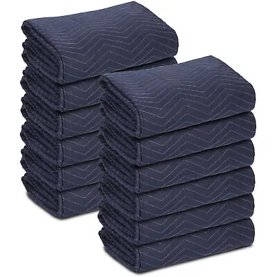 12pack Industrial Shipping Blankets Heavy-duty Furniture Protective Moving Pads • $59.58