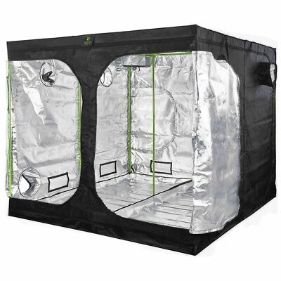 £235 • Buy Hydroponics Grow Tent 240 X 240 X 200cm 600D Silver Mylar Steel Poles Grow Room