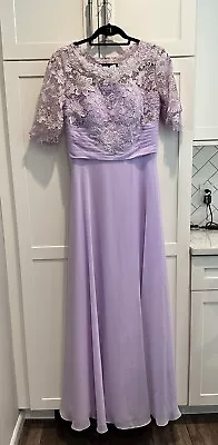 Lavendar Mother Of The Bride/Groom Gown • $125