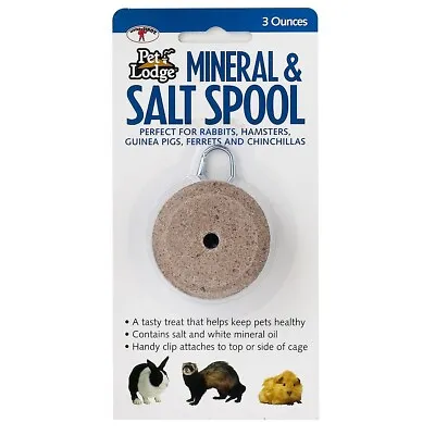 Pet Lodge Mineral And Salt Spool With Hanger Ea • $8.57