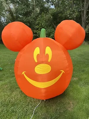 Gemmy Airblown Halloween Inflatable Disney Mickey Mouse Pumpkin  • $199.99