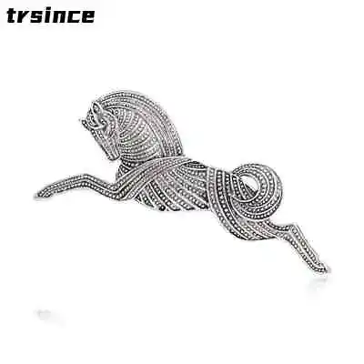 Personality Zodiac Vintage Metal Running Horse Brooch Pin Animal Accessories  • $5.39