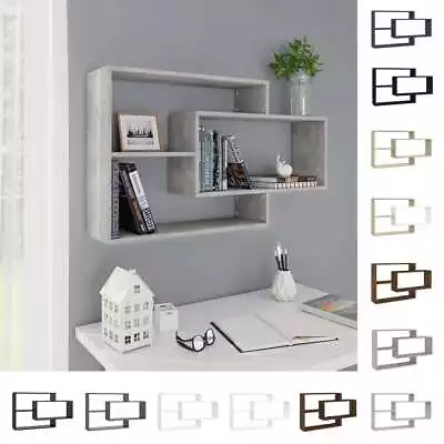 Wall Shelves Chipboard Floating Display Unit Bookshelf Multi Colours VidaXL • £30.99