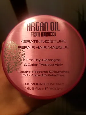 JUMBO SIZE Argan Oil From Morocco Keratin Moisture Repair Hair Mask • $22.95