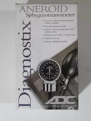 ADC Diagnostix Aneroid Sphygmomanometer (Adult/#700) Black • $34.95