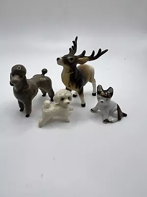 Vintage Bone China Miniature Animal Set • $14.99