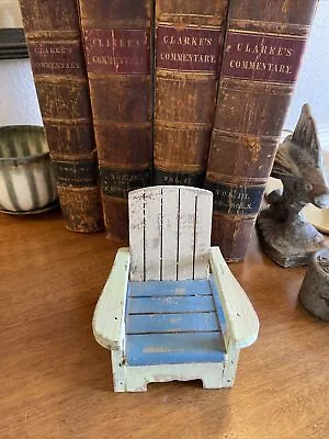 Vintage Wood Doll Arm Chair  5”High • $18.99