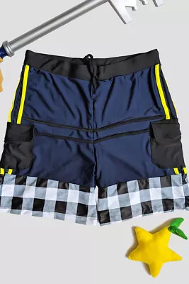 Kingdom Hearts III 3 Riku Cosplay Swim Shorts Trunks Swimwear Mens Costume KH3 • $34.99