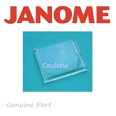 JANOME SLIDE PLATE PLASTIC BOBBIN COVER My Style 16 21 30 Etc 652 654 658 826 • £5.99