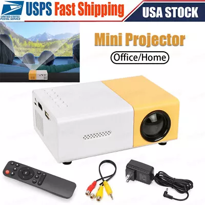 Portable Mini Projector LED HD 1080P WIFI Home Cinema Theater LCD Projector • $23.99