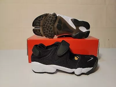 £68.82 • Buy Nike Women's Air Rift Breathe Black/grey/white Sneaker 848386 001 Size: 7