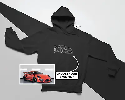 Unisex Individual Custom Car Vector Women Men Hoodie Jumper Gift High Quality • $77.68