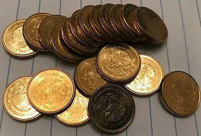 1985 Mexico 5 Pesos Uncirculated Roll Of 20 Coins BU Very Nice Coin Lot Of 20 • $18.98