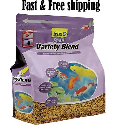 $19.90 • Buy TetraPond Variety Blend Fish Food To Enhance Color And Vitality 1.32 Pounds