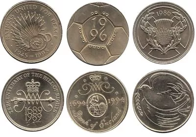 £2 Pound Coin Two Pound Coins £2 1986 1989 1994 1995 And 1996  Choice Of Year • £69.99