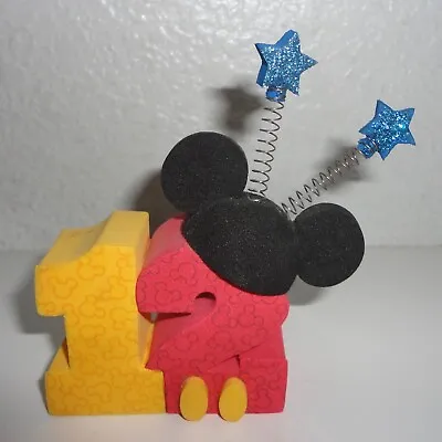 Disney Mickey Mouse Ears  12  Antenna Topper Cupcake Cake Topper Unused • $5.99