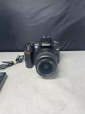 Nikon D90 12.3 MP F-Mount Digital SLR - Black With Lense Battery And Charger • $150