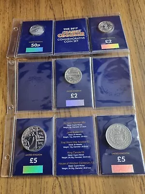 2017 UK Change Checker 5 Coin Uncirculated Commmemorative Set • £34