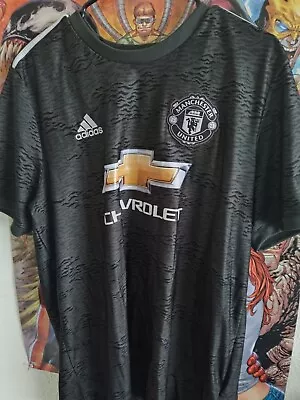 Manchester United Black XL Jersey • $40