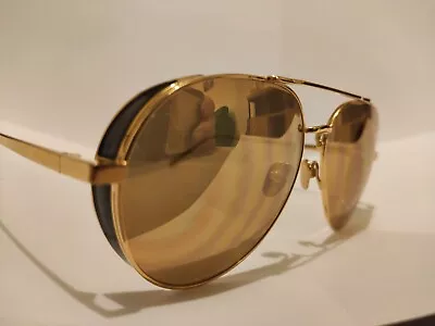 Linda Farrow Gold Plated Sunglasses • £85