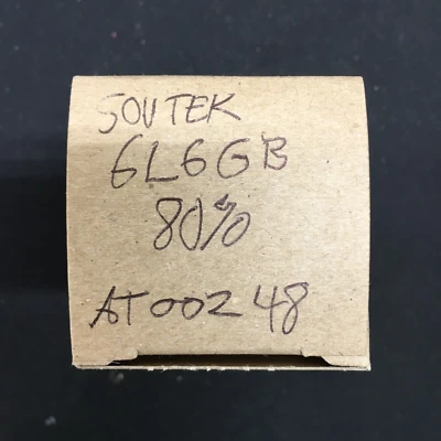 $11.99 • Buy Sovtek 6L6GB Vacuum Tube * Tested 80%