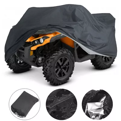 Waterproof ATV Cover Universal 4Wheeler Cover Outdoor Protect From Rain Sun 57  • $16.95