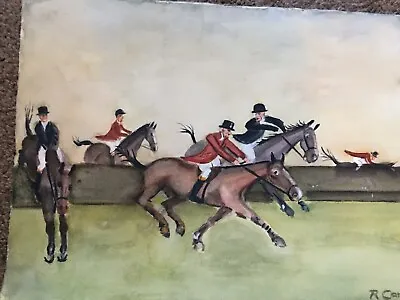 Paintings Of Horses Hunting • £40
