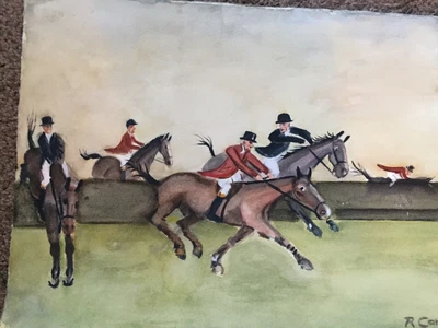 Paintings Of Horses Hunting • £40
