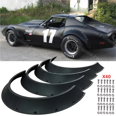 For Chevrolet Corvette C3 C4 C5 Fender Flares Extra Wide Body Kit Wheel Arches A • $99.29