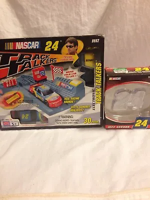 Mega Bloks Track Talkers Jeff Gordan NASCAR Sealed And Gordan Ornament Lot • $19