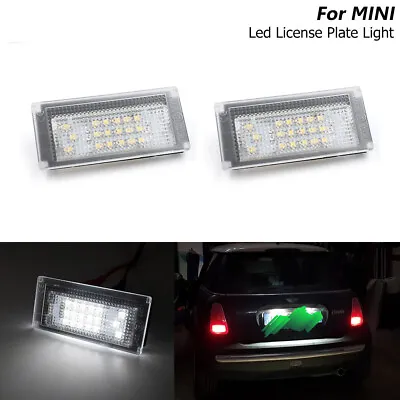 For MINI Cooper S MK1 R50 R52 R53 White LED License Plate Lights OEM 51247114535 • $11.99